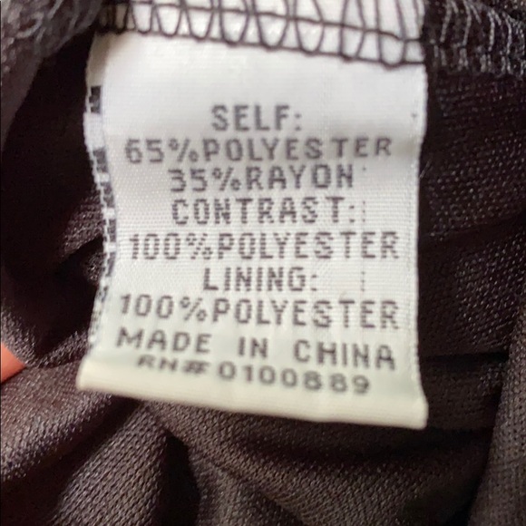 SALE $7 Karen Hart Lace Neckline Black Dress S - Picture 7 of 14